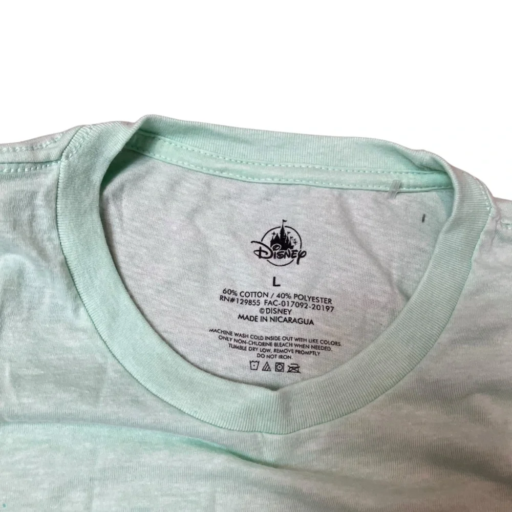 Disney World Mickey Mouse Tropical Palm Mens L T-shirt Short Sleeve Green NWT‎